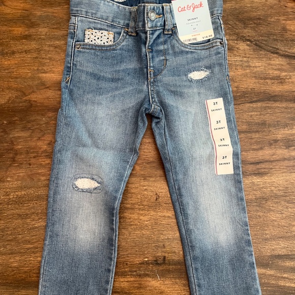 Cat & Jack 3t Toddler Jeans NWT - Picture 4 of 10